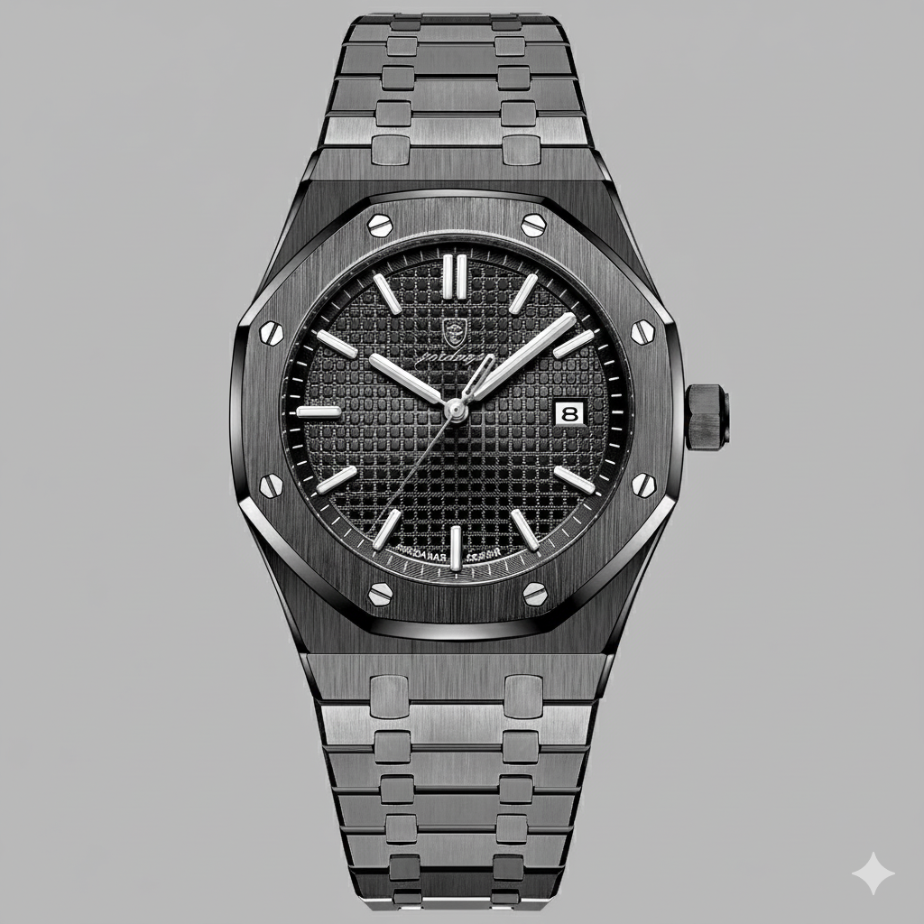 POEDAGAR Luxury Business Man Wristwatch Waterproof Luminous Date Men Watch Stainless Steel Fashion Quartz Watches For Men Reloj. Boredmind.shop