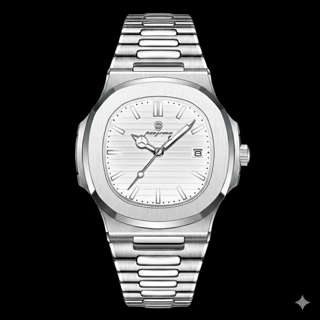 POEDAGAR Luxury Men Quartz Watch Waterproof Date Week Luminous Wristwatch Stainless Steel Men's Watches Male Clock Sports Reloj. Boredmind.shop