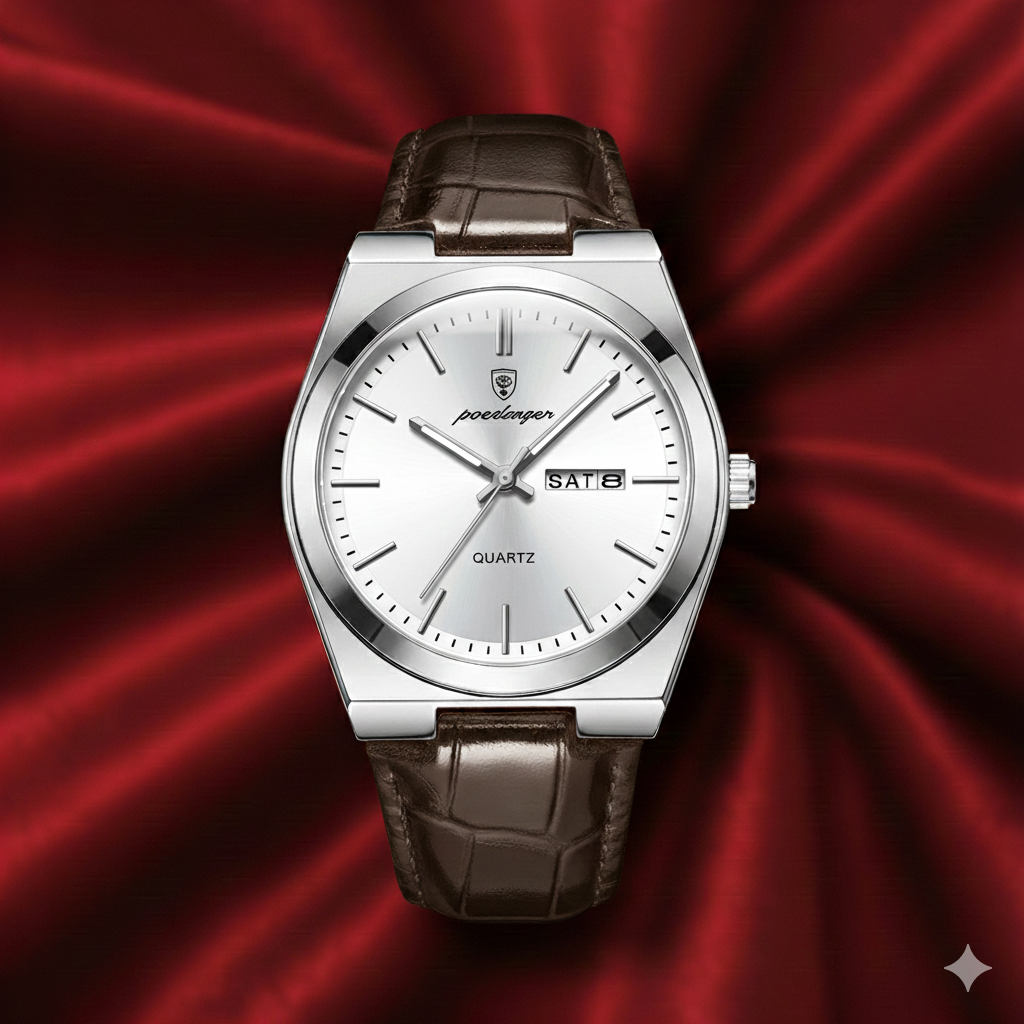 POEDAGAR Luxury Trend Men Watch Waterproof Luminous Date Week Man Wristwatch Military Outdoor Leather Men's Quartz Watches Reloj. Boredmind.shop