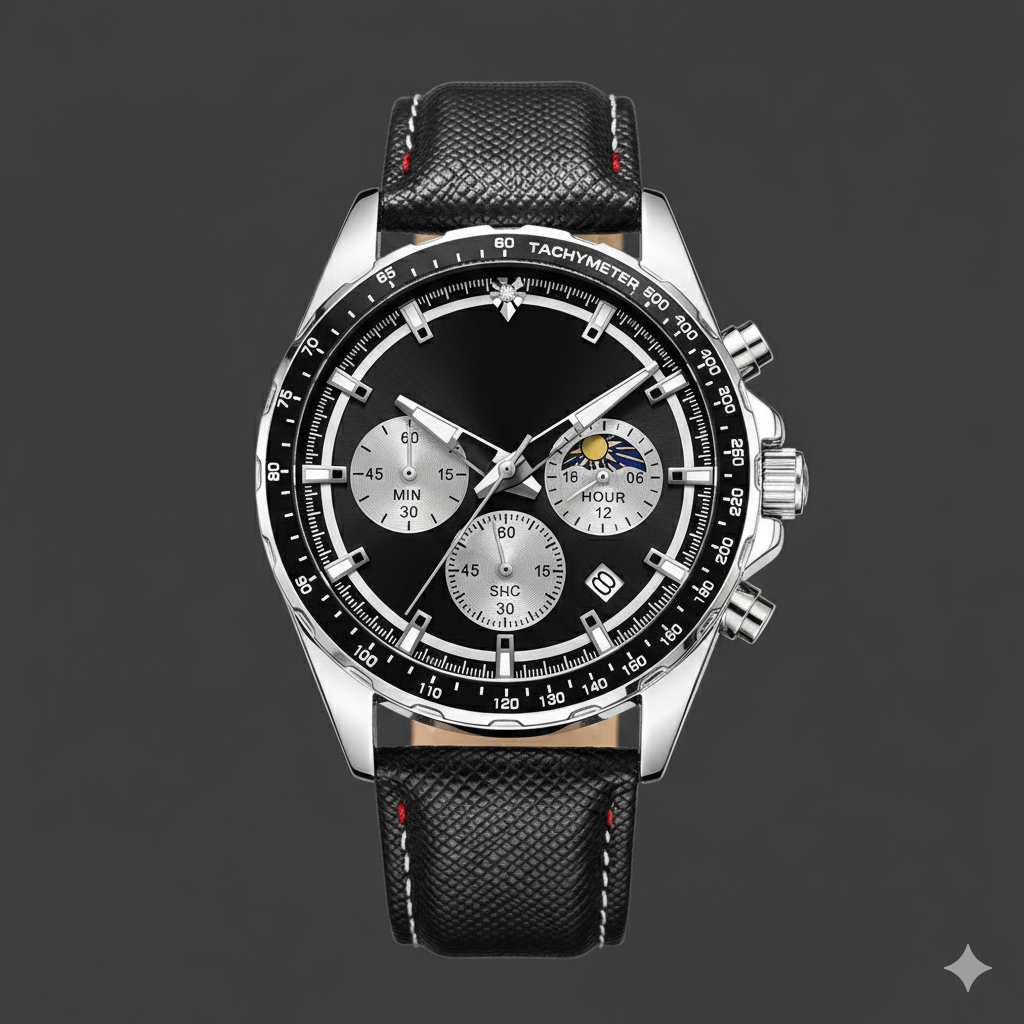 POEDAGAR Original Fashion Men Clock Luminous Waterproof Chronograph Date Man Wristwatch Leather Quartz Sport Men's Watches Reloj. Boredmind.shop