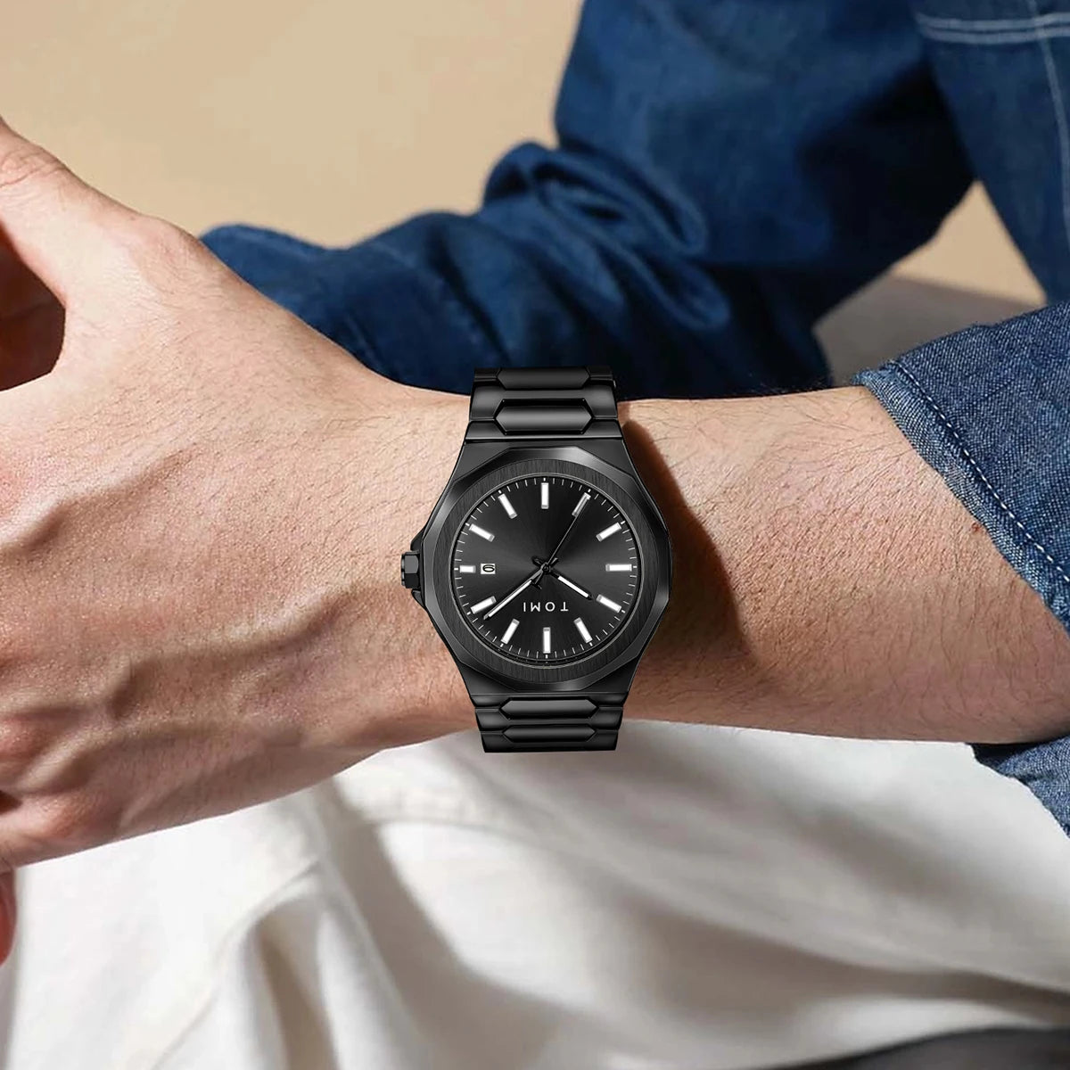 TOMI Luxury Quartz Watch: with Premium Gift Box