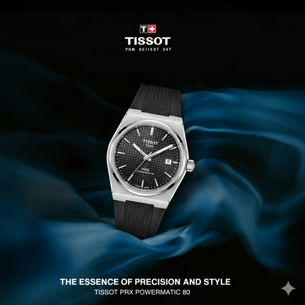 Tissot PRX T137.407/T137.410 Quick Release Silicone Strap Super Player 40mm Men Convex Rubber Watch Band Bracelet 12mm. Boredmind.shop